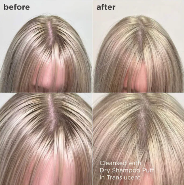 Briogeo Style + Treat Non-Aerosol & Talc-Free Dry Shampoo Powder Puff - Imagen 2